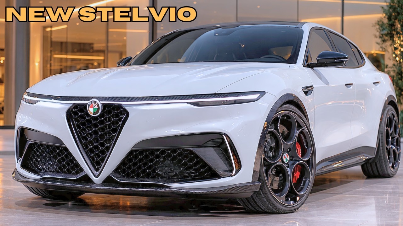 Новая модель Alfa Romeo Stelvio 2027 года… BMW и Audi стоит поволноваться!