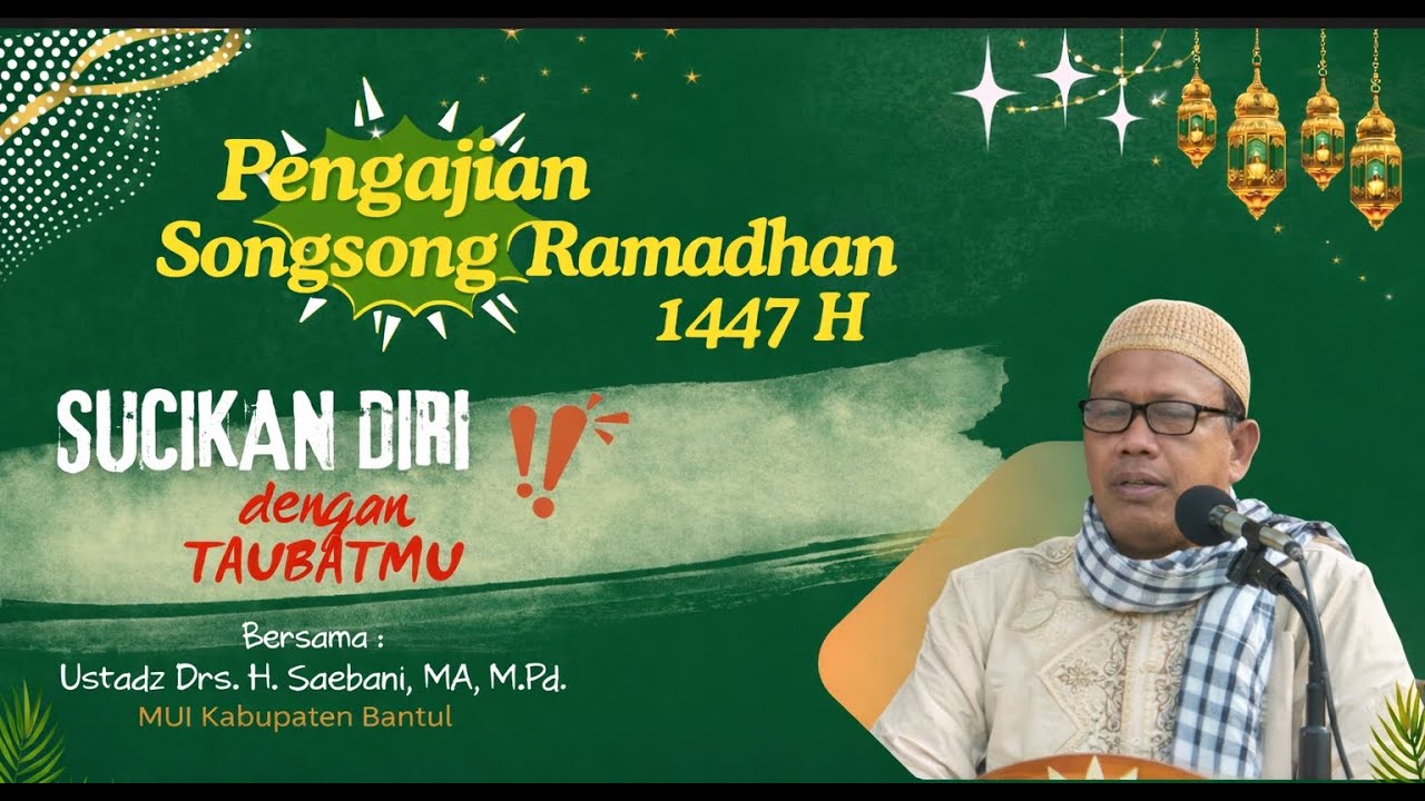 Pengajian Songsong Ramadhan Masjid Al Asri