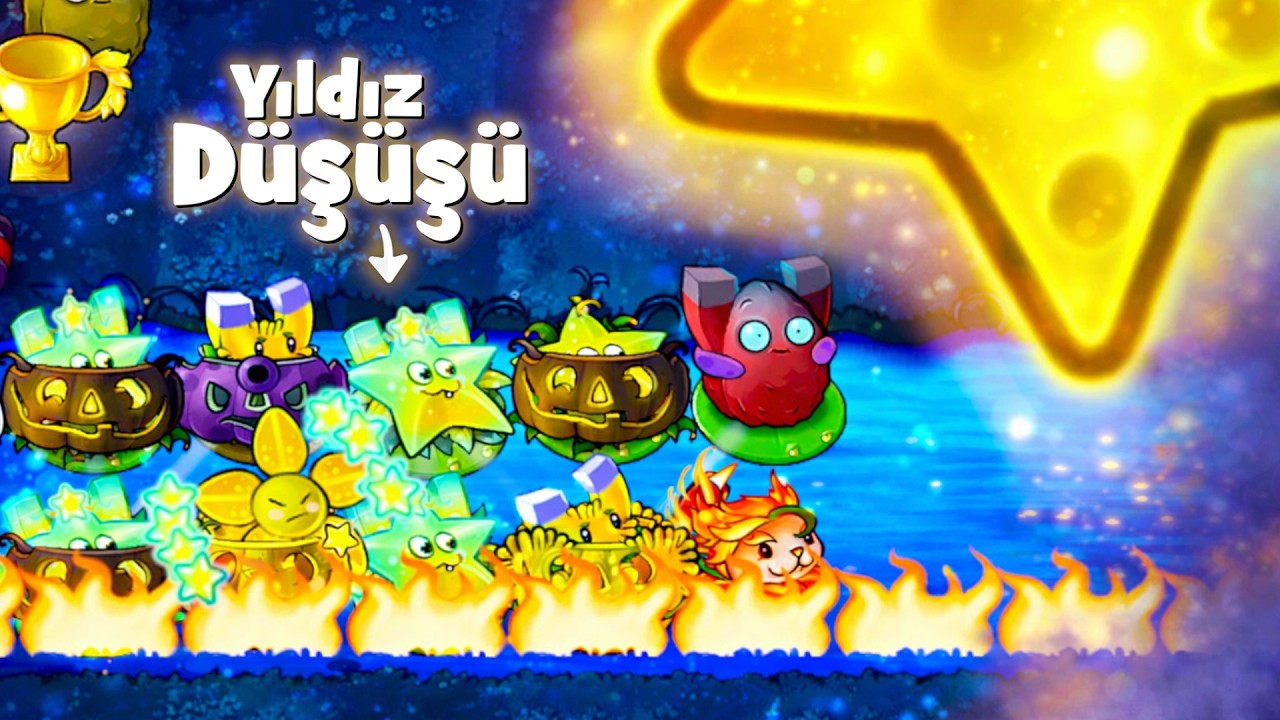 Yıldız Düşüşü ve Taşıyıcı Kabak Mücadelesi - Bölüm 8 - Plants vs Zombies Fusion