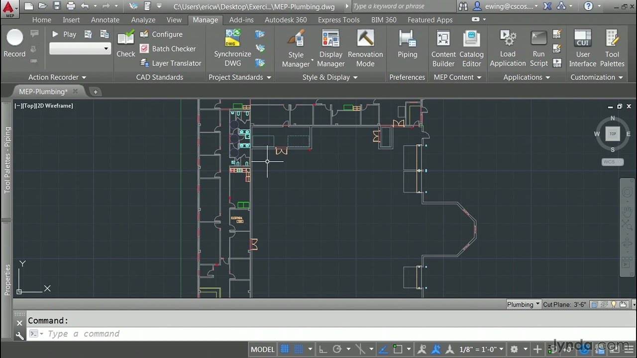 Учебное пособие по AutoCAD MEP — Настройка чертежа сантехники