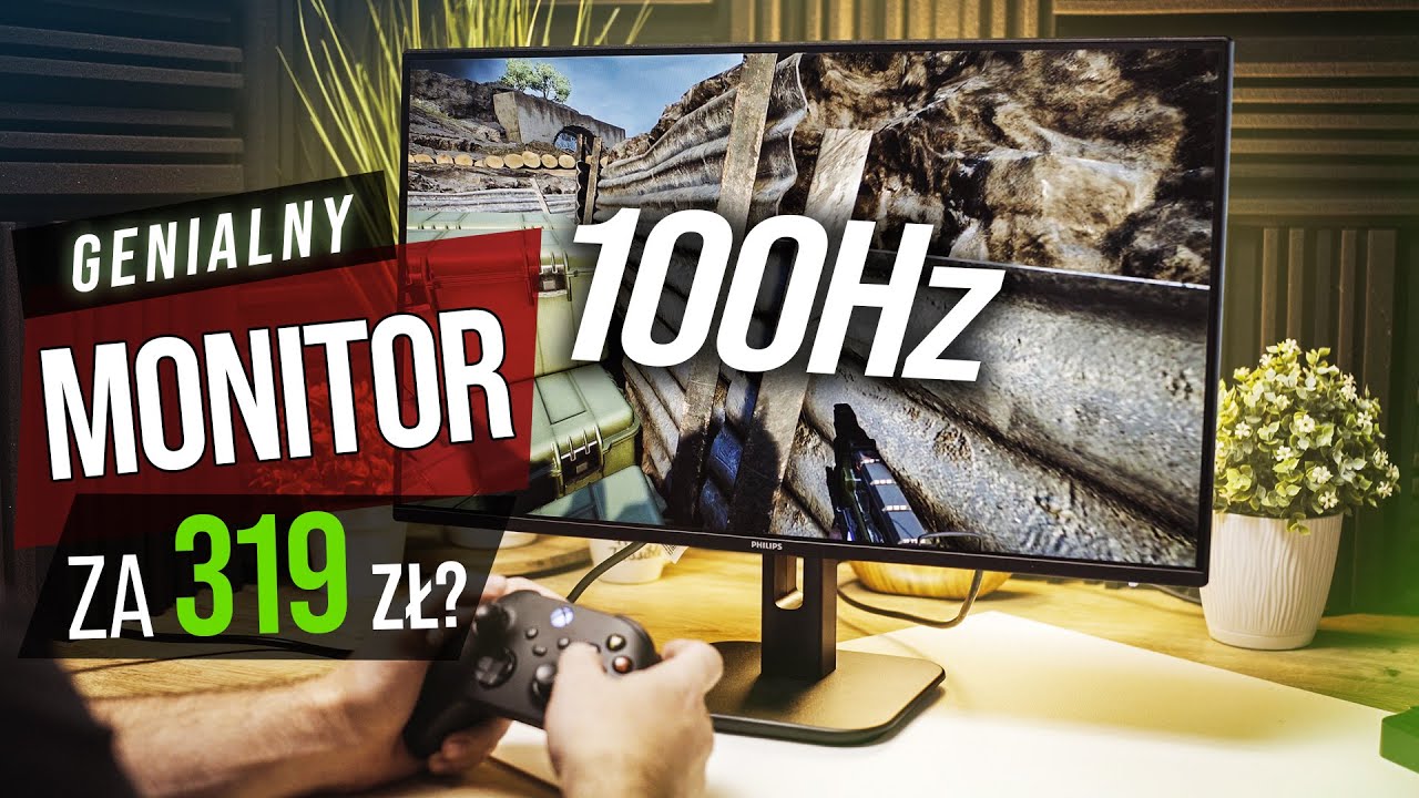 100Hz za 319zł! Recenzja monitora Philips 24E1N1100A!