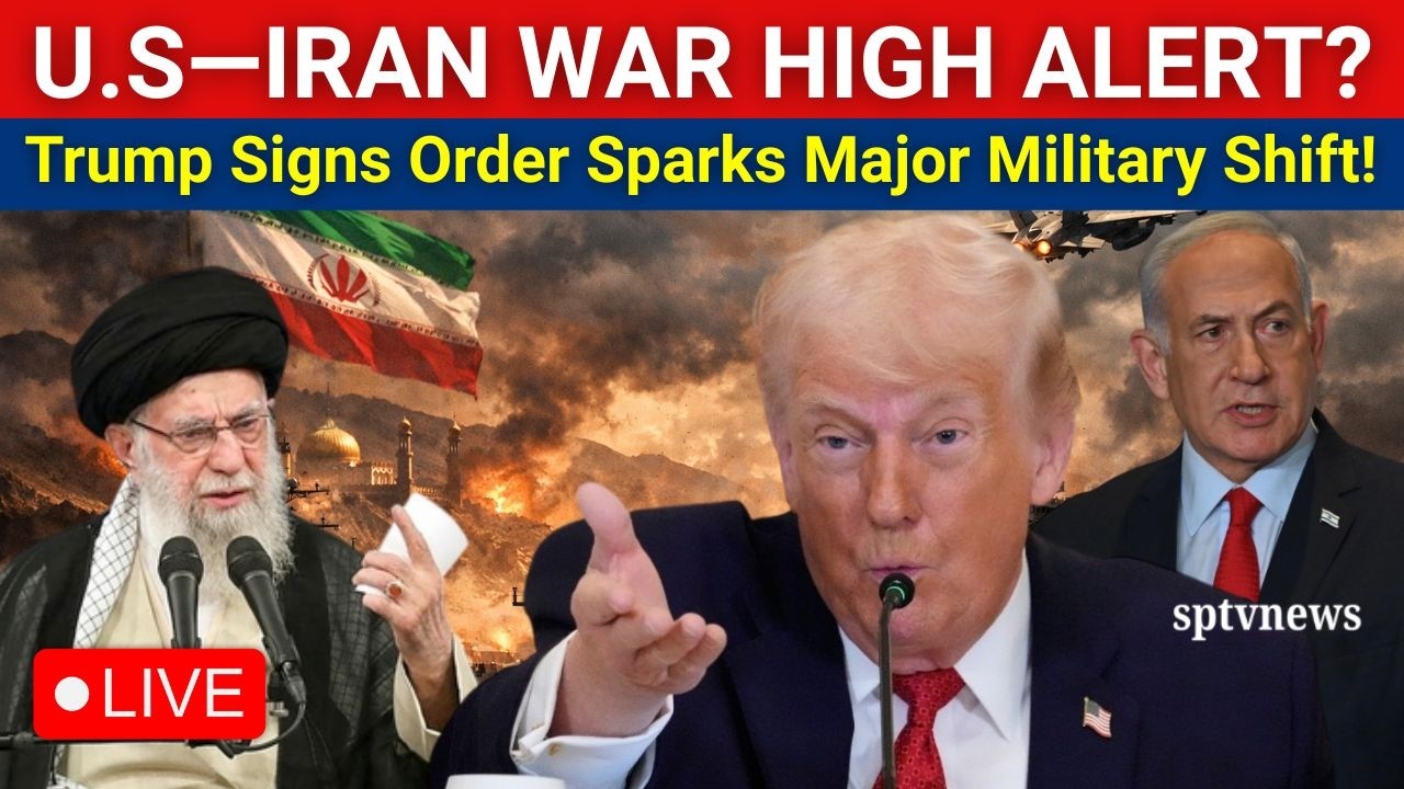Trump LIVE:U.S Vs Iran War Next? Donald Trump's Order Sparks Major Military Shift! White House Brief