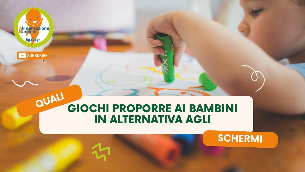 Quali giochi proporre ai bambini in alternativa agli schermi?