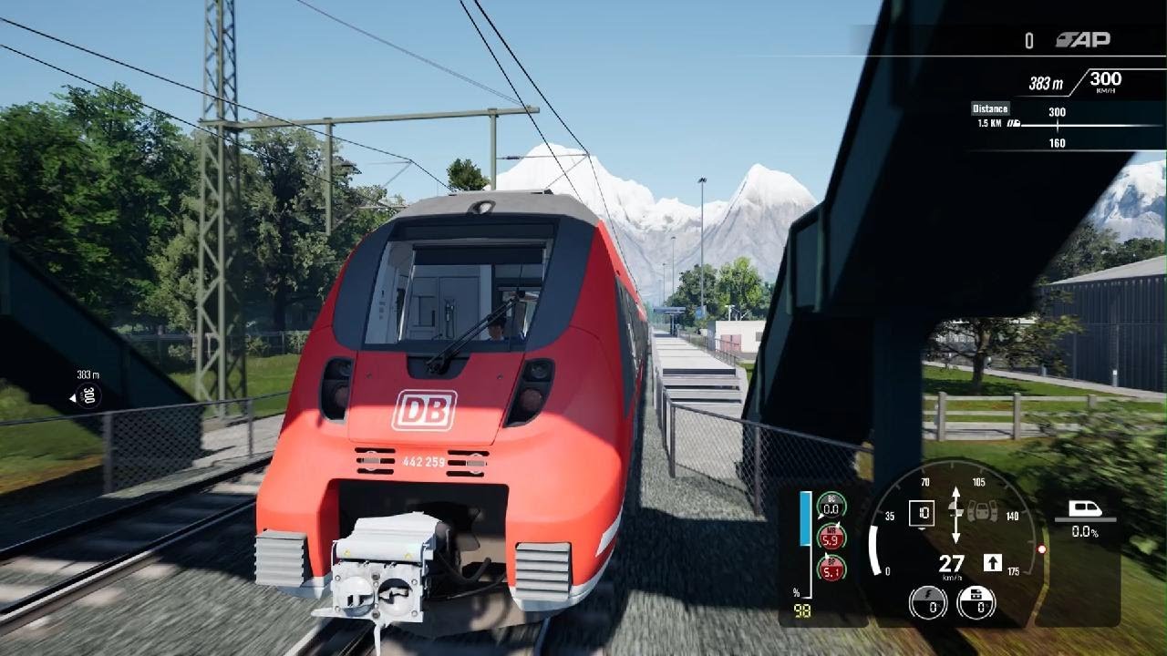 TSW5 BR442 Talent 2 full acceleration 0-120