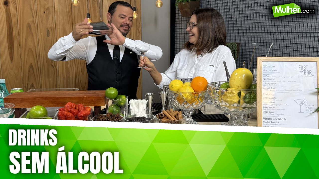 Drinks sem álcool para eventos