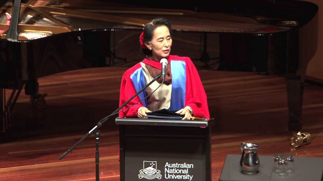 Aung San Suu Kyi inspires at ANU