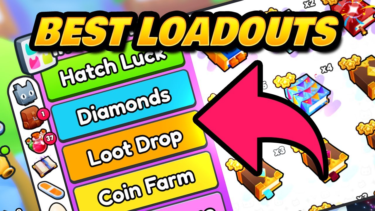 Best Enchant Loadouts in Pet Sim 99 (Hatch Luck, Diamonds, Loot Drops, Coins & Tap Damage)