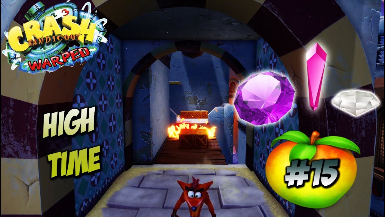 GEMMA VIOLA HIGH TIME - CRASH BANDICOOT 3 - WARPED - EP. 15- GAMEPLAY ITA - GUIDA 105%