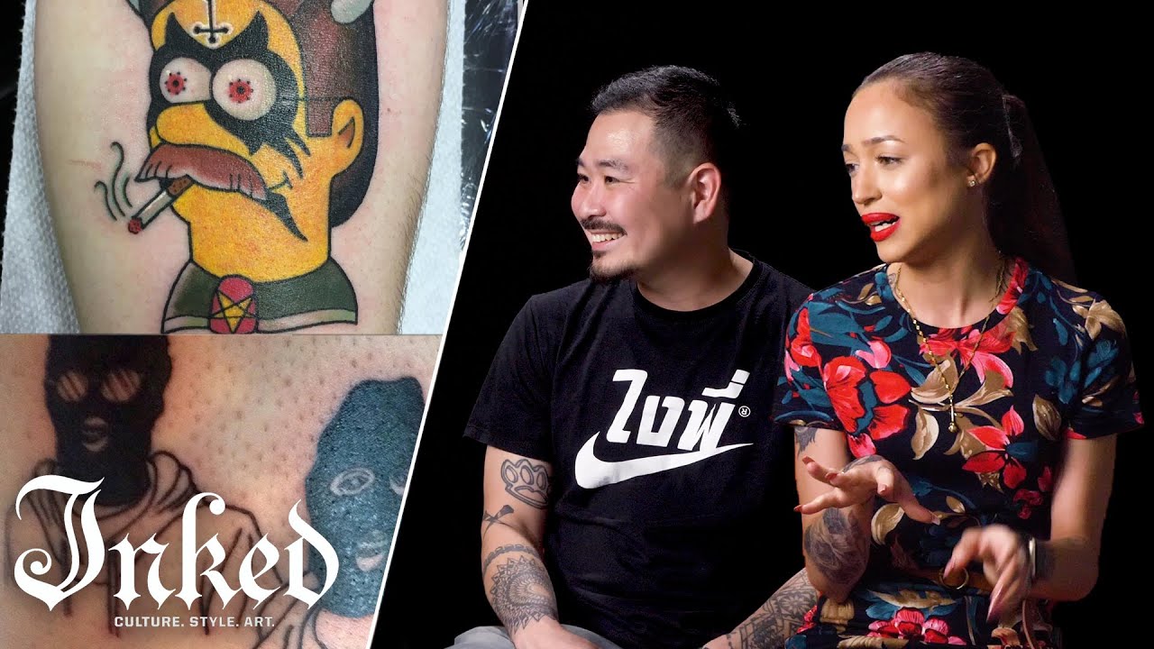 Tattoo Artists React to Subscriber's Tattoos | Tattoo Artists Answer