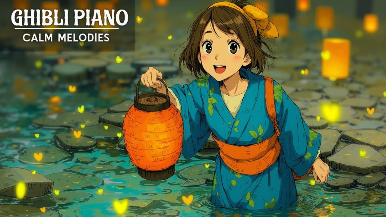 Расслабляющая Ghibli Музыка ✨ Джо Хисаиши: Учеба, Сон, Фокус - Аниме-Пианино