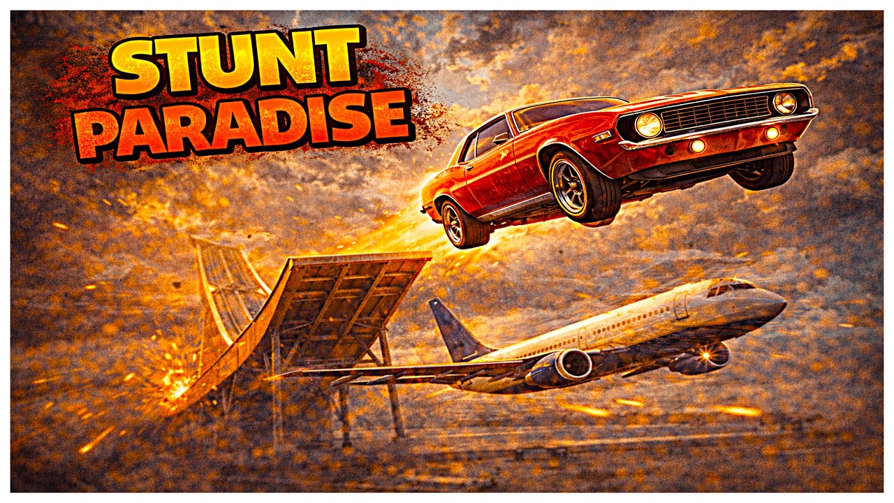 Best Stunt Racing Game EVER! 😂 (Stunt Paradise Funny Moments)