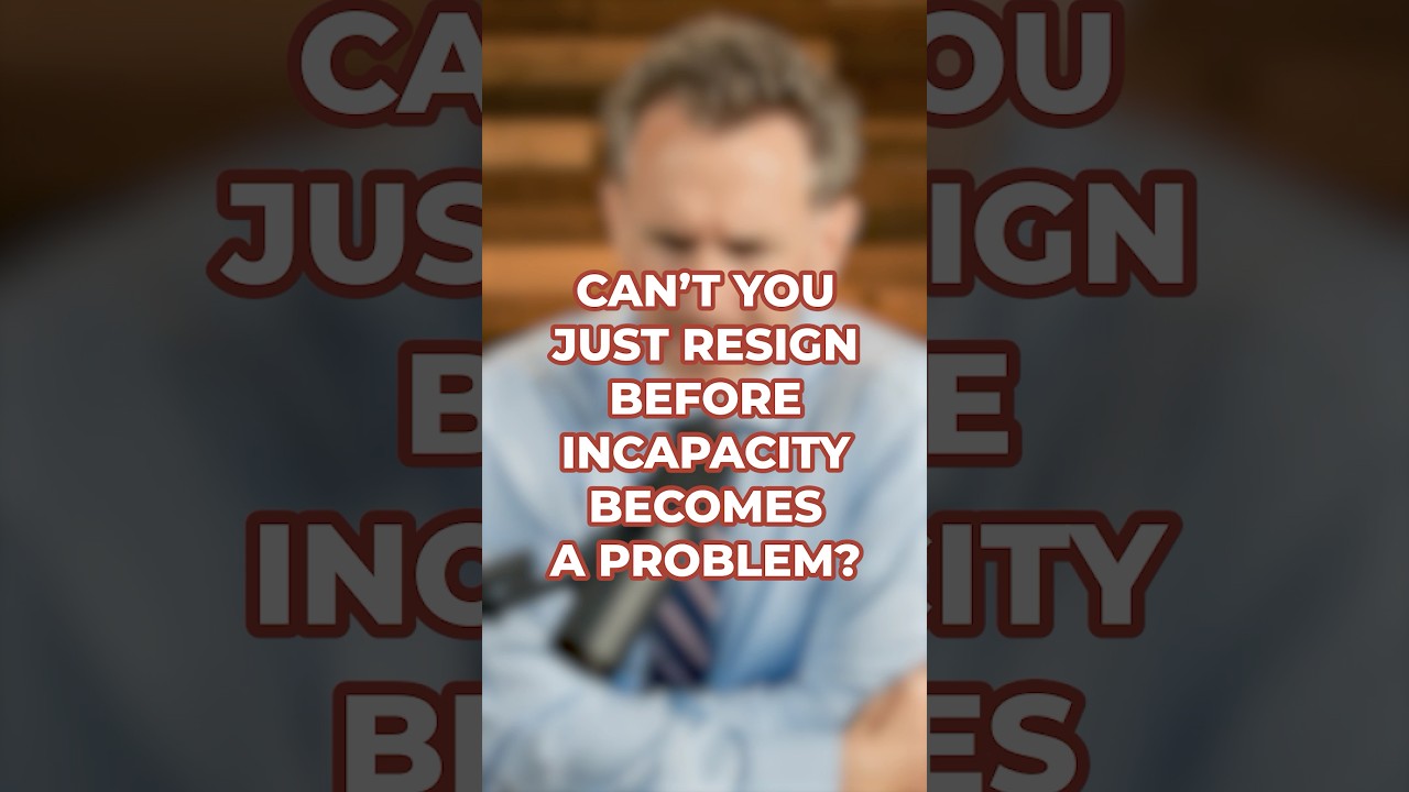 Can&rsquo;t you just resign as trustee before incapacity becomes a problem⁉️#estateplanning #trustplanning