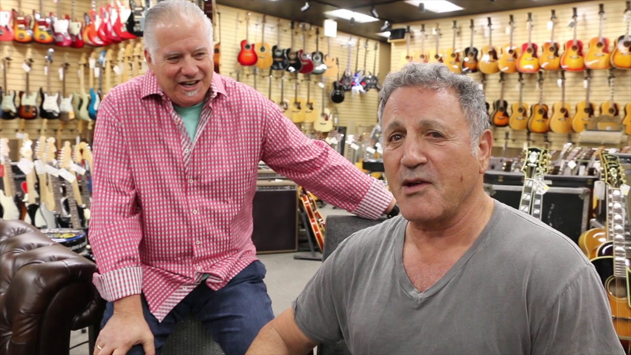 Frank Stallone during the Holidays with a Ramirez Nylon String Guitar