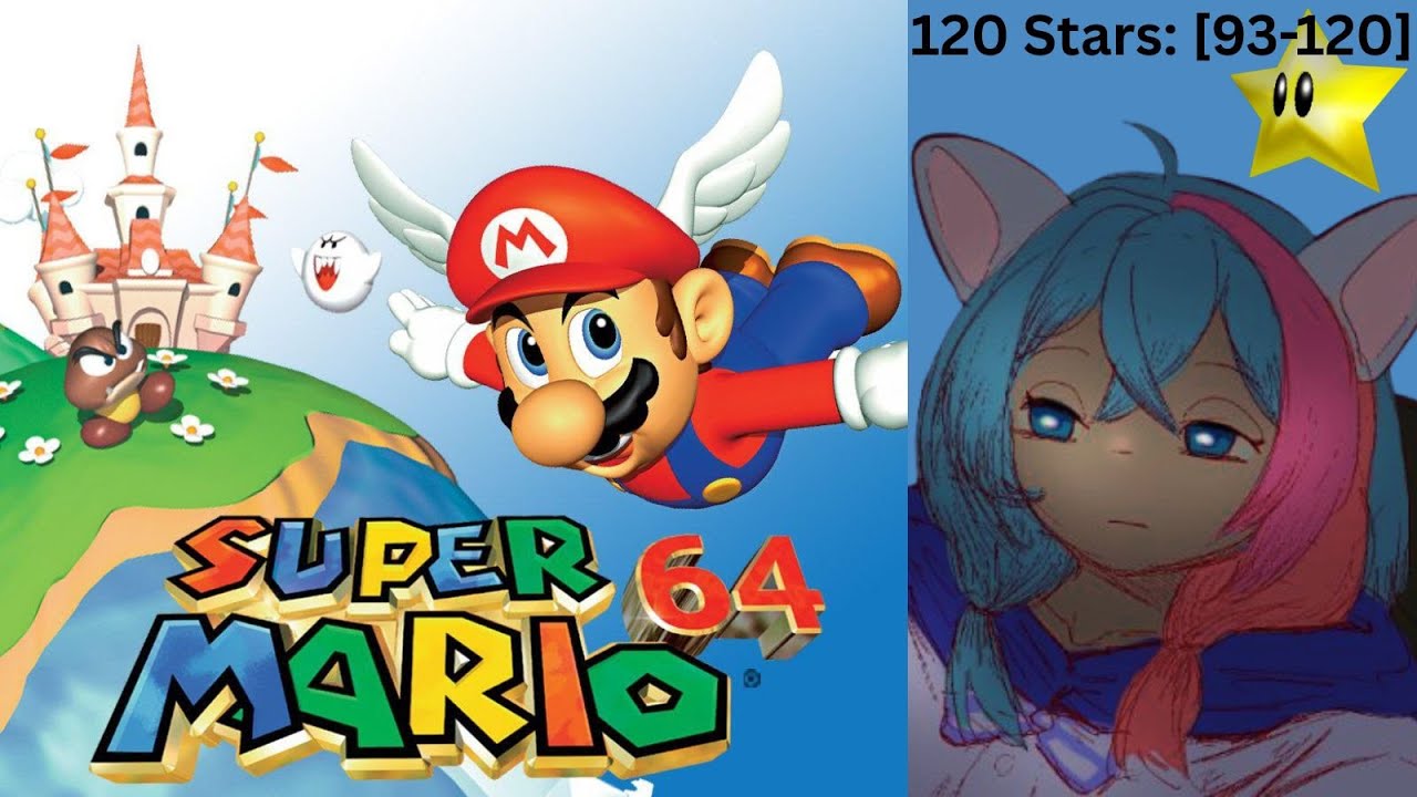 Super Mario 64 [Finale] - MY HEARTTTTT! WE DID ITTTTT!! [1st Time 120 Stars] | VTuber