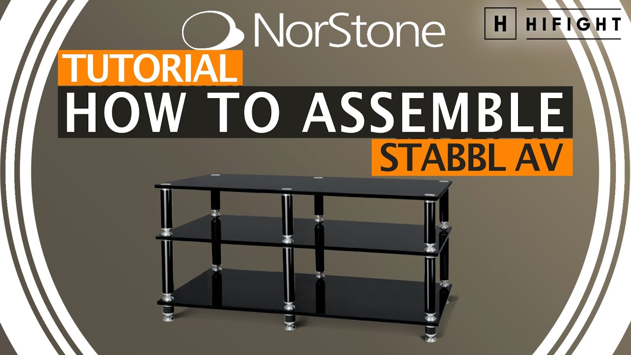 NORSTONE STABBL AV - How to assemble Audio/Video rack (English version)