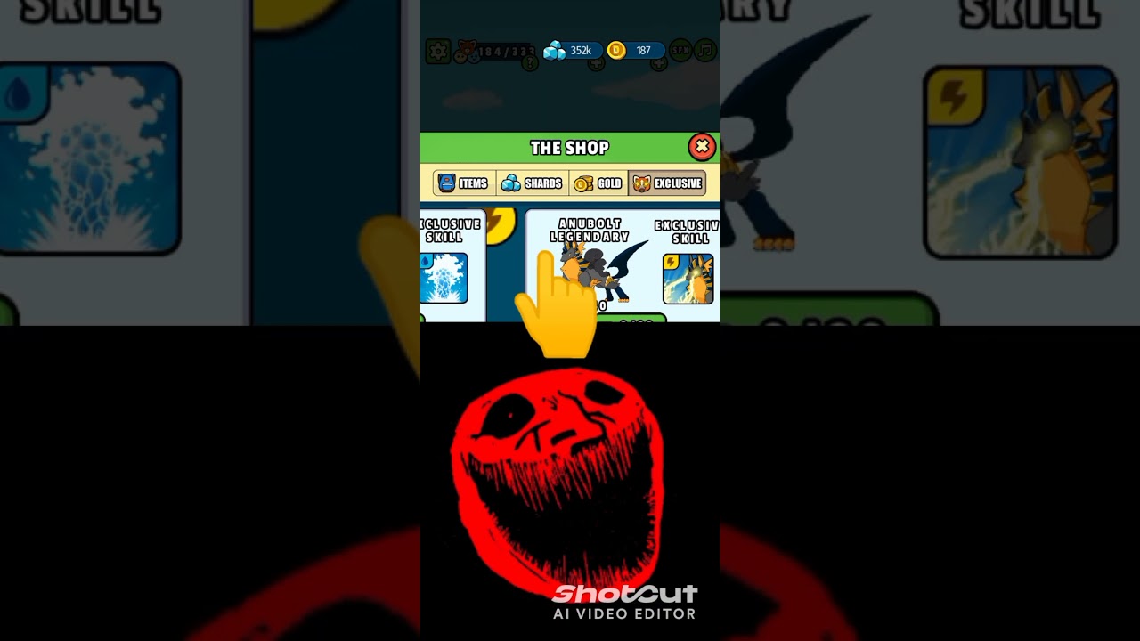 New glitch in dynamons world exclusive shop 😈🤯👑 #newglitch  #trending #games #dynamonworld #pokemon