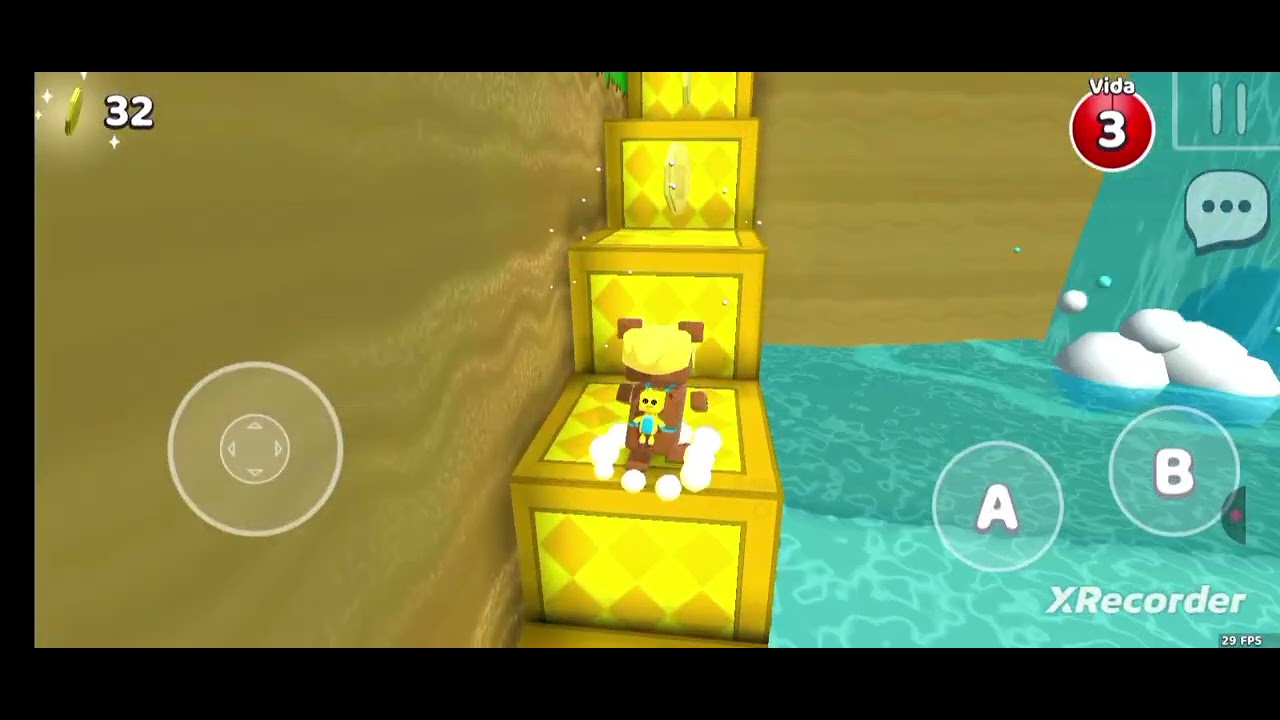 Jogando super bear  adventure