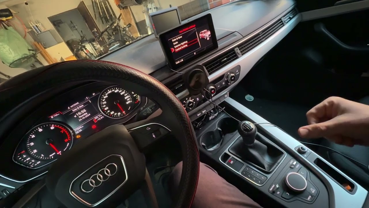 How to check oil level using the MMI (multimedia interface) Audi A4 / S4 Avant DIY