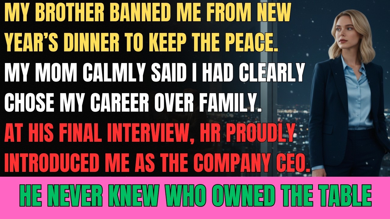 My Family Called Me the Problem — Until HR Introduced Me as the CEO