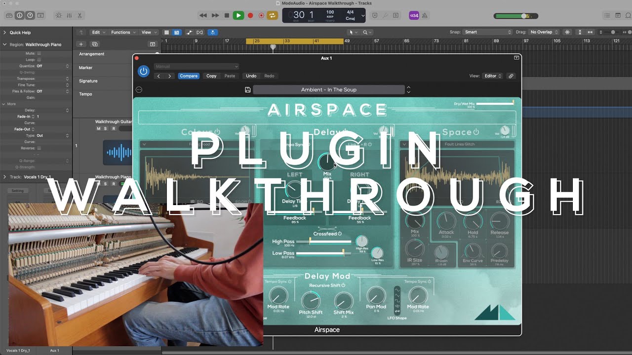 Plugin Walkthrough | Airspace - A Hybrid Reverb & Delay VST & AU Plugin