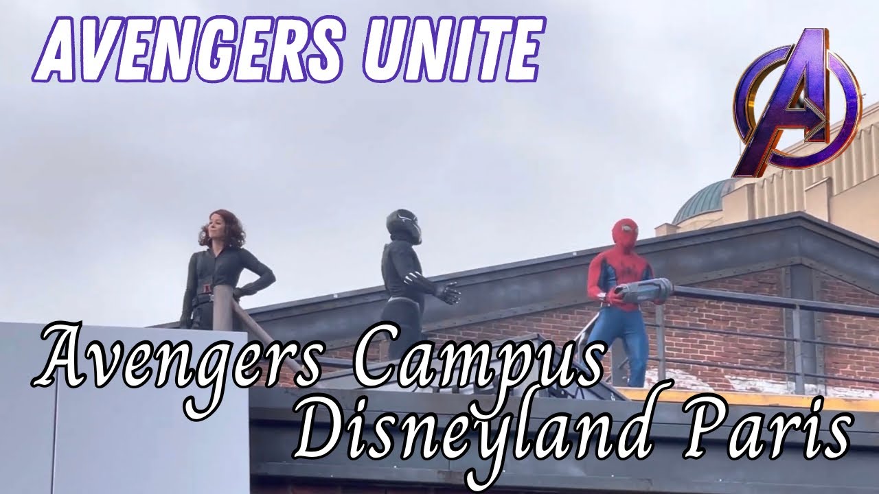 Avengers Unite, Black Widow Stunt Show at Avengers Campus, Disneyland Paris
