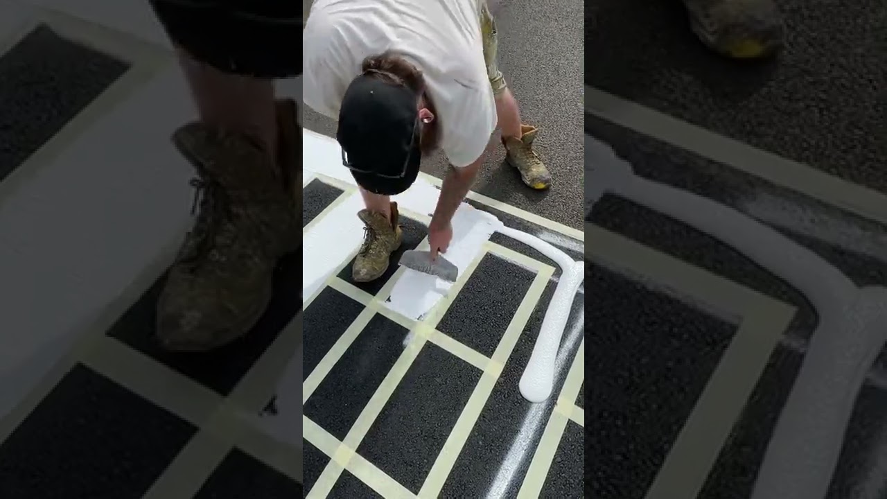 How your speed humps get done in Melbourne Australia #fyp #foryou #satisfying #viral