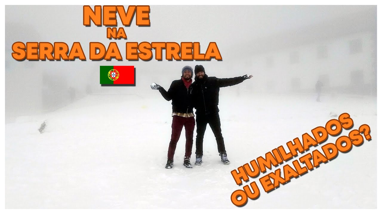 Vimos NEVAR pela primeira vez! MUITA NEVE EM PORTUGAL