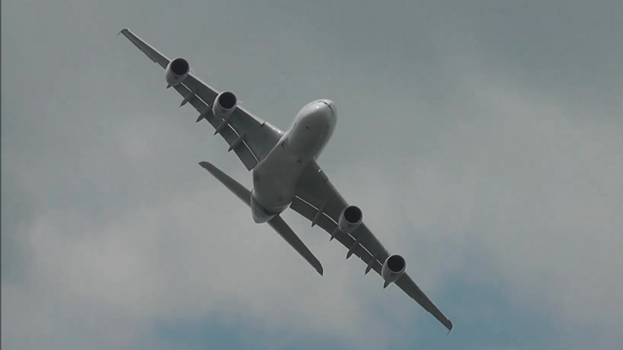 Airbus Industries Airbus A380 [F-WWOW] flight display at Paris Airshow 2015