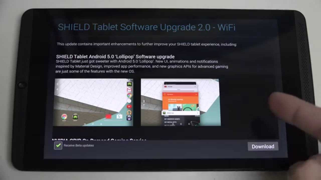 Nvidia SHIELD Tablet Lollipop Update and Preview