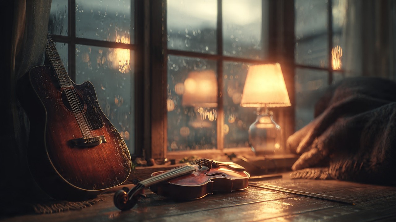 Quiet Reflections 🌙 Soft Guitar & Violin Ambient Music for Deep Calm, Stress Relief, Mindfulness