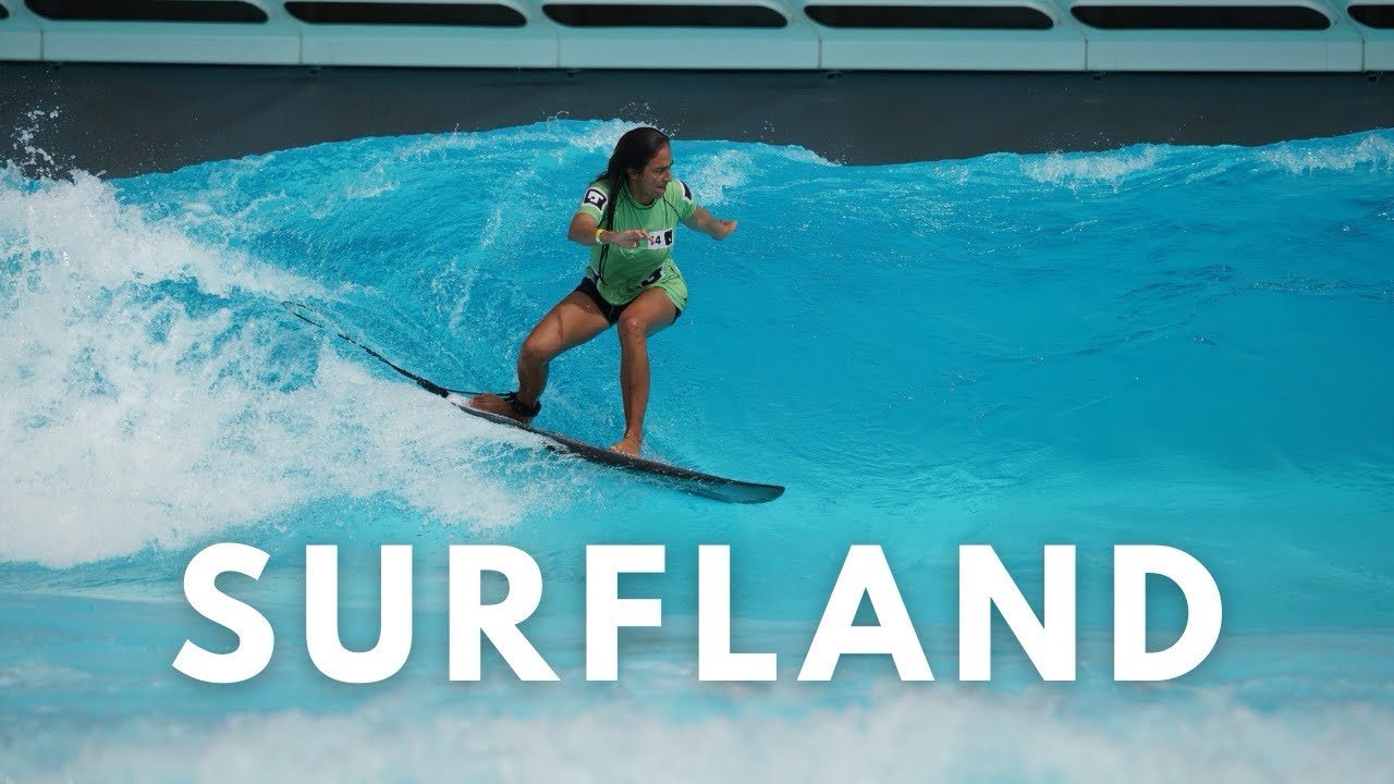 Primeira vez numa piscina de ondas - Surfland Garopaba #surfland #piscinadeondas #garopaba