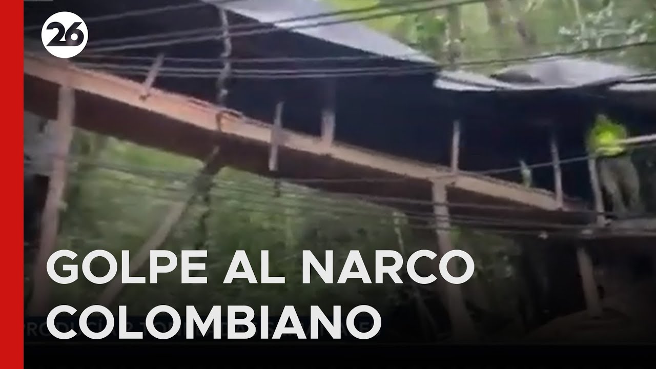 🇨🇴 GOLPE AL NARCOTRÁFICO | Incautan más de dos toneladas de droga en operativo militar