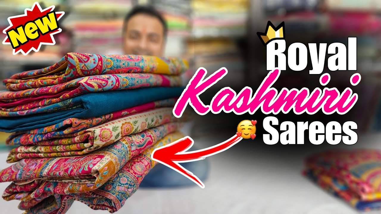 #C691 रजवाडि कश्मीरी वर्क रॉयल साड़ियाँ | Latest Royal Kashmiri Work Sarees | Chitra Apparels