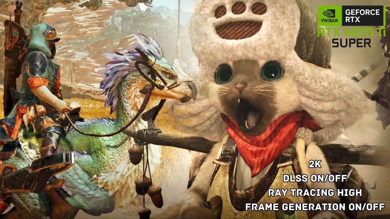 Monster Hunter Wilds I RTX 4070 Ti Super-Ultra Setting + Ray Tracing High + DLSS + FG Benchmark Test