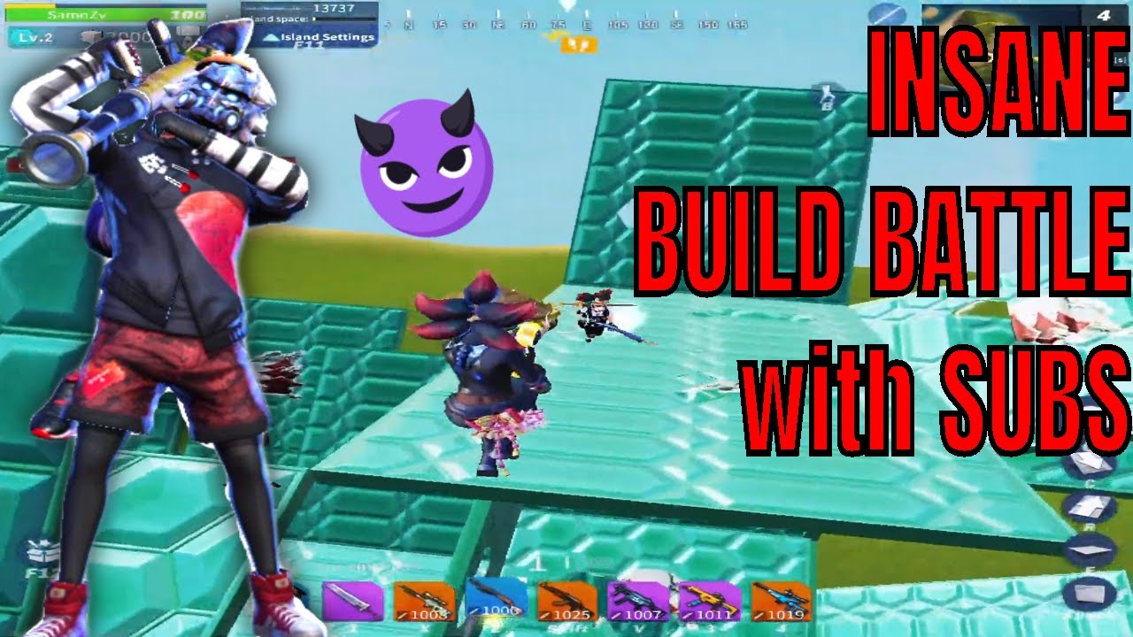 CRAZY BUILD BATTLE / INSANE EDITS with SUBS (Creative Destruction Build Battle)