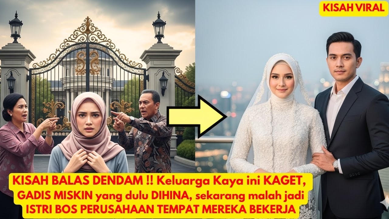 KELUARGA KAYA INI KAGET !! GADIS MISKIN YANG DULU DIHINA, SEKARANG JADI ISTRI BOS BESAR PERUSAHAAN.