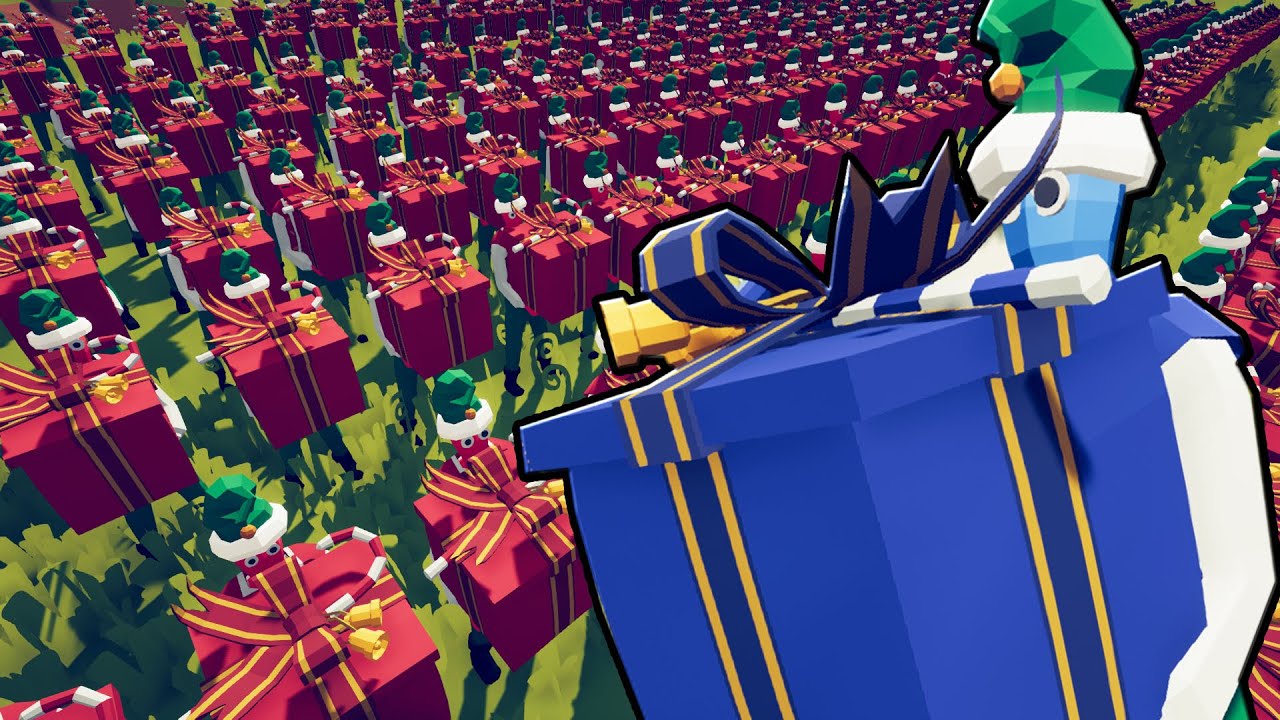 ARMY of TABS PRESENT ELVES are OP! - Totally Accurate Battle Simulator: Multiplayer w/ Plastic Scot