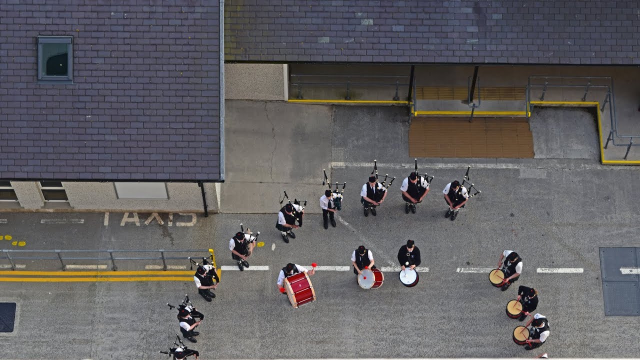 Kirkwall - Bagpipe Farewell Show (with MSC Preziosa)