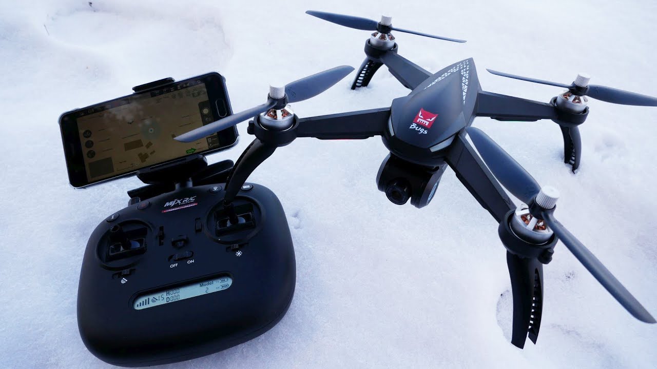 Квадрокоптер с камерой GPS FPV с aliexpress! Обзор MJX Bugs 5w