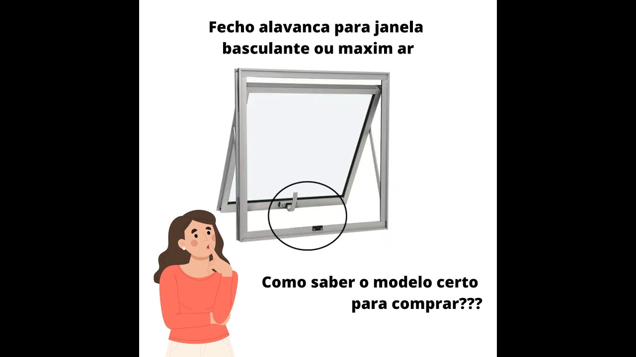 Fecho alavanca para janela, qual modelo comprar?