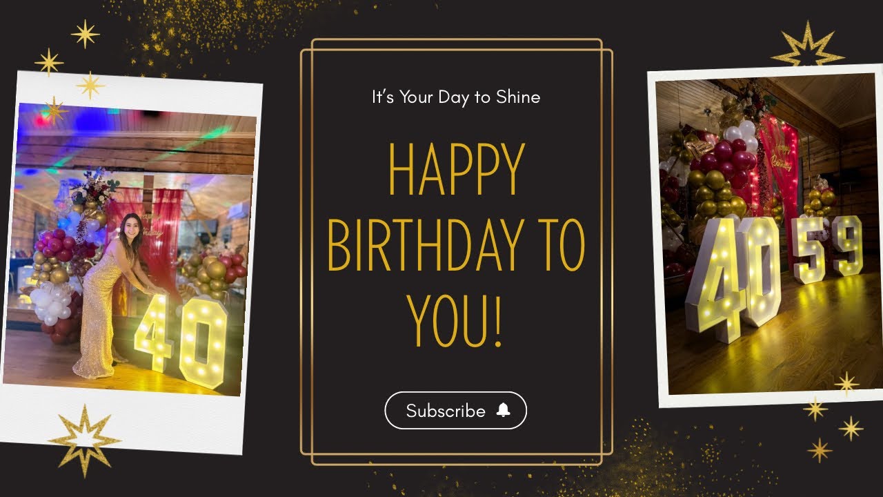 Late Update 22.11.25 | 40th Birthday Celebration 
