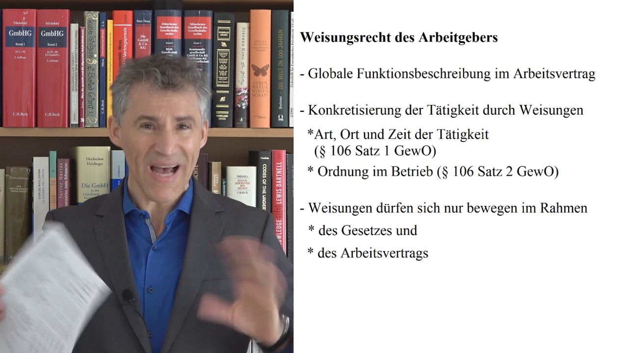 Arbeitsrecht Online-Vorlesung 3