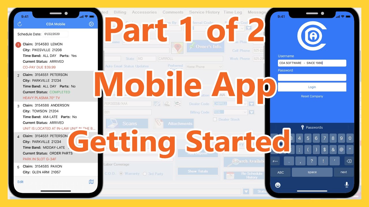 CDA Mobile App Part 1 of 2.