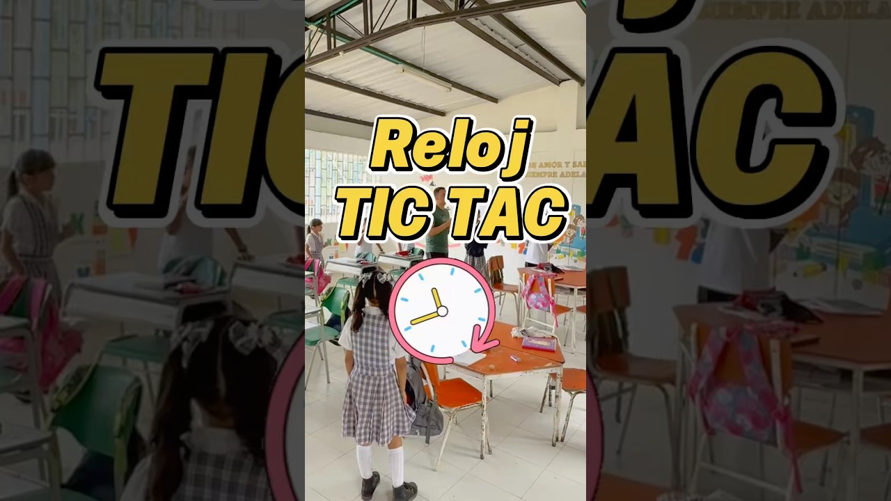 📢 Din&aacute;mica: El reloj tic-tac ⏰🎶Para formar grupos de manera divertida