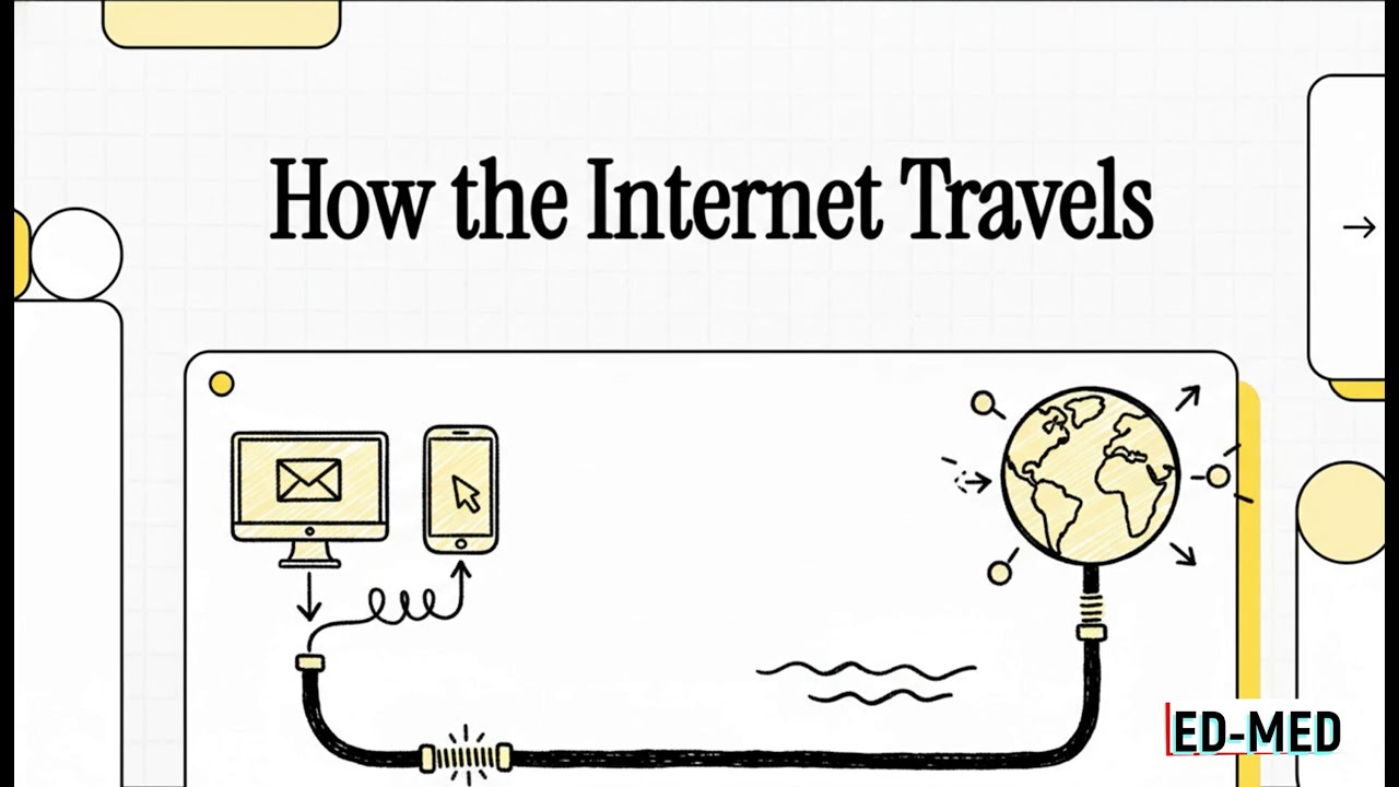 How Does the Internet Travel Through Cables Fiber Optics Explained Simply
