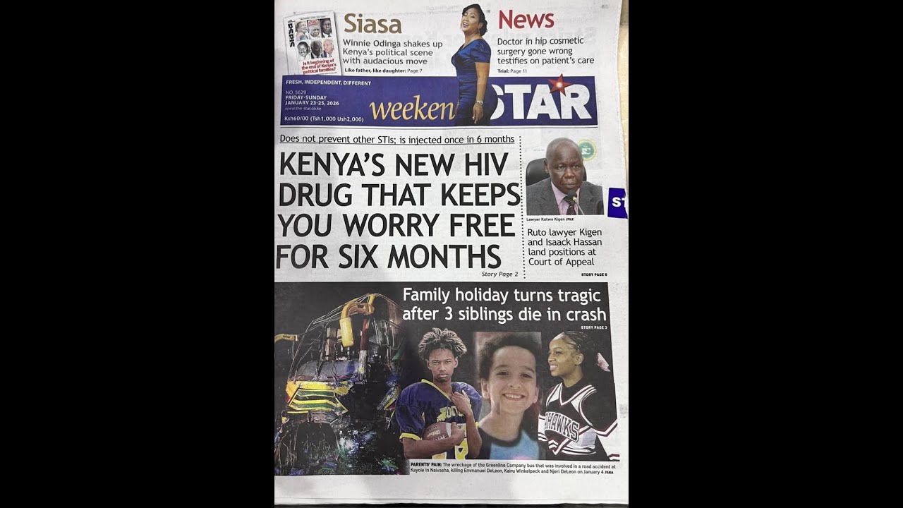 VIDOKEZO MAGAZETINI || KENYA'S new HIV drug that keeps you worry free for six months.