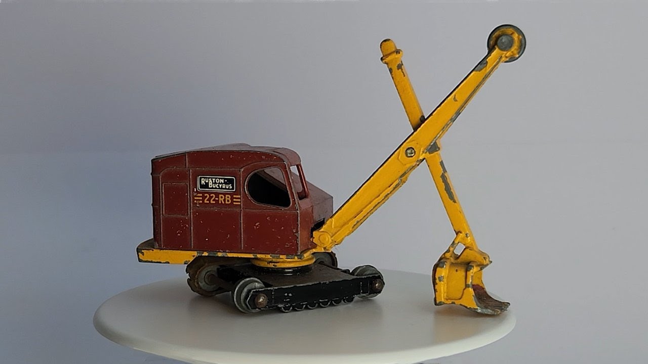 MATCHBOX Restoration M4 Major Pack  Taylor Woodrow Ruston-Bucyrus Excavator 1959