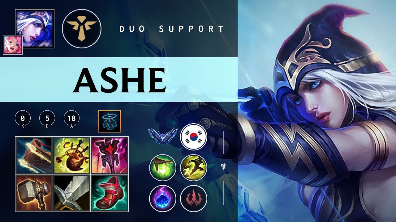 Ashe Support vs Bard - KR Diamond Patch 26.03