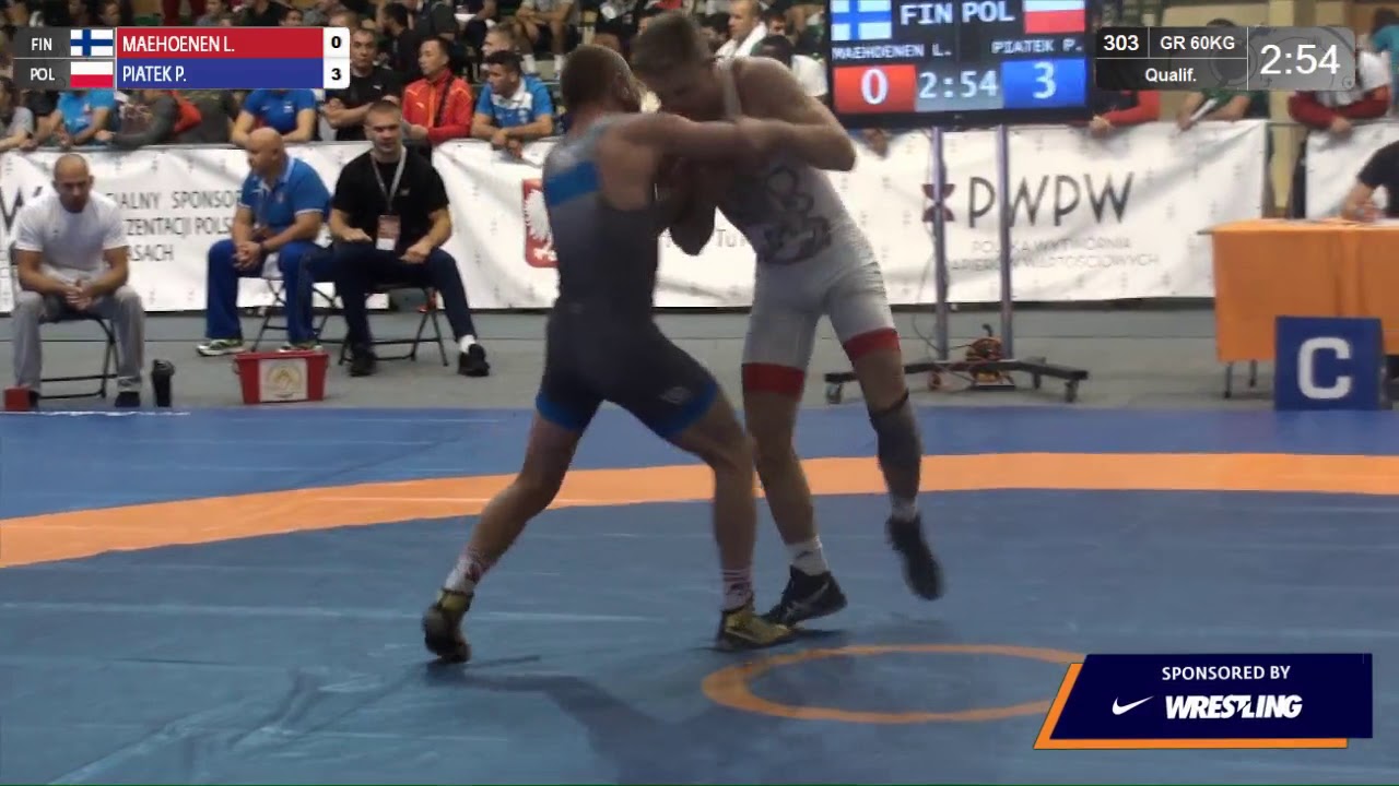 Qual. GR - 60 kg: L. MAEHOENEN (FIN) v. P. PIATEK (POL)