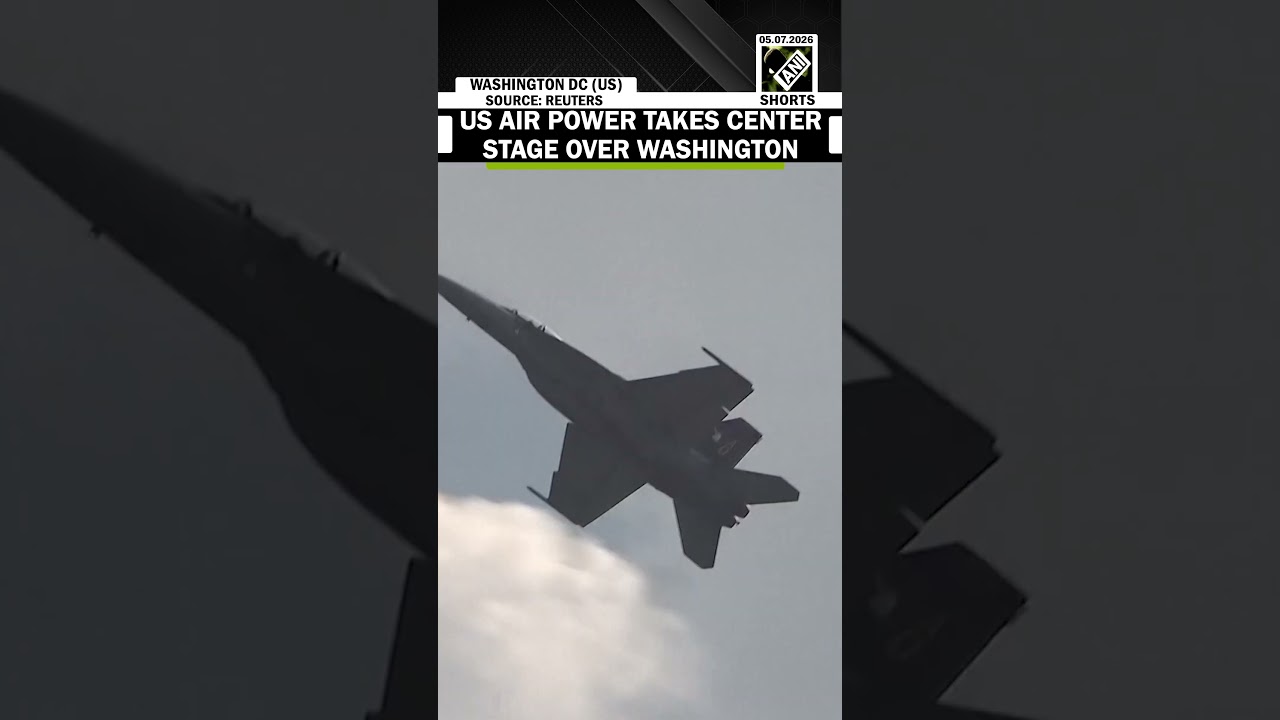 WATCH! US military might on display in DC skies as fighter jets fly over capital